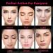 Eyebrow Stamp Stencil Kit with Clear Gel & 10 Reusable Stencils - Dark Brown, Long-lasting & Waterproof - Buy Online on GoSupps.com