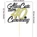 Sumerk 40th Birthday Cake Topper - Happy 40th Birthday Tortendeko | Perfect Decoration for Celebrations - Buy Online on GoSupps.com