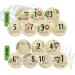 Paifeancodill Baby Monthly Milestone Cards Sign 7 Pcs Double Sided Wooden Baby Monthly Milestone Marker Discs Newborn Sign Baby Birth Announcement Milestone Discs Newborn First Year Photo Props - Buy Online on GoSupps.com