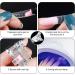 C12rtive 10 Pieces Nail Tips Clip Quick Build Nail Shapes and Nail Tips Plastic Transparent Dual Nail Shape Extension Clip Builder DIY Manicure Nail Art Tool Nail clip - Buy Online on GoSupps.com