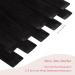 Salife Tape Extensions - Real Hair Deep Black 10pcs 20g 30cm Invisible Extensions for Girls - Buy Online on GoSupps.com