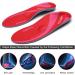 Arch Support Sports Insoles | Relieve Foot Fatigue | Unisex | UK Size 13 (31cm) | Red - Buy Online on GoSupps.com