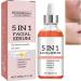 JASUAI Finones Skin Vitamin Serum 5in1 Vitamin C Facial Serum with Hyaluronic Acid AntiAging Hydration for Dark Spots Wrinkles Dull Skin Collagen Boost Facial Essence 1 Piece 1 Piece