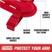 LEGEND Armguard XT Archery Arm Guard - Full Coverage Forearm Protection, Ventilated Design, Thermoshaped EVA Foam - Adjustable Straps, Quick-Release Buckles - Red, Size M - Buy Online on GoSupps.com