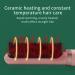 Hair Straightener Comb - Heated Anti-Scald Brush with 5 Heat Settings Fast 30s Heating & Auto Shut-Off | Ideal for Home Travel & Salon (Pink - Buy Online on GoSupps.com