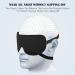 Upgraded Anti-Slip Eye Mask for Men & Women | 3D Sleep Mask with Perfect Light Blocking & 2 Adjustable Straps - Comfortable & Secure Fit - Buy Online on GoSupps.com