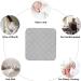 Ruiqas Waterproof Reusable Seat Cushion - Absorbent Incontinence Stool Cushion (2-Pack) | Washable Seating Saver for Seniors | 22x21 Beige & Gray - Buy Online on GoSupps.com