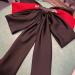 Elegant Hair Bow Clip Long Ribbon Fashion Headdress Hairpiece Barrette Hairpin for Women and Girls Pink and Two Colors - Buy Online on GoSupps.com