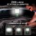 elesall Rechargeable Camping Lantern - 2000LM LED, 3 Light Modes, Phone Charger, Waterproof Flashlight for Power Outages, Emergency, Hiking - Buy Online on GoSupps.com