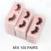 UAMOU Messy Eyelashes 3d Mink Lashes Mink Eyelashes Natural Soft cilios False Eyelashes Make up False Lashes In Bulk Cheerfully (Color : 100 PAIRS PINK) - Buy Online on GoSupps.com
