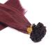 Keratin Bonding Hair Extensions - #99 Light Brown Violet Mahogany - 70cm - 50 Strands - 100% Real Hair U-Tip by Novon - High Quality - Buy Online on GoSupps.com