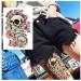 10 Sheets Large Arm Temporary Tattoos for Men - Skull Skeleton Fake Arm Tattoo Stickers for Halloween - Buy Online on GoSupps.com