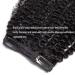 14 Inch Afro Kinky Curly Clip In Human Hair Extensions | Brazilian Virgin Hair for Black Women | Double Weft 4B 4C Kinky Curly Clip Ins (70g Natural Color) - Buy Online on GoSupps.com
