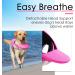 ThinkPet Adjustable Dog Life Jacket - Reflective Pink XXL for Safety & Buoyancy | International Shipping Available - Buy Online on GoSupps.com