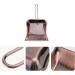 Stainless Steel Dustpan Metal Pan Stainless Steel Dustpan Metal Pan Decorative Dustpan for Household Cleaning Supply Cleaning Sweeping Kitchen Bronze dustpan Light Brown - Buy Online on GoSupps.com