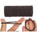 12 PCS BROWN Elastic Hair Bands 3mm Elastic Hair Ties Ponytail Holders Bulk Hair Ties No Metal Gentle Elastics for Women Men Girls Kids (Brown) - A2THIBRO - Buy Online on GoSupps.com