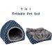 BWOGUE Cozy Guinea Pig Bed Cave House for Small Pets - Blue Hideout for Dwarf Rabbits, Hedgehogs, and Hamsters - Winter Nest and Cage Accessory - Buy Online on GoSupps.com