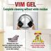 Vim Dishwash Liquid Gel Lemon Refill Pouch - 225ml | Powerful Residue-Free Cleaning for a Fresh Experience - International Shipping Available - Buy Online on GoSupps.com
