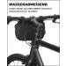 Avor Bar Bag Mini Black Eclipse | Water-Repellent Handlebar Pocket | 1L Volume | 2 Indoor Pockets | Sustainable & PFC-Free - Buy Online on GoSupps.com