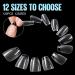 Tomicca Artificial Nails - 120 Pcs Ultra Short Coffin Gel Nail Tips with Glue Set | Professional Salon Quality 12 Sizes Available - Buy Online on GoSupps.com