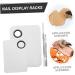 Healeved Cosmetic Mixing Plate Set - Makeup Palette & Foundation Blending Tray for Manicures - Metal Mixing Tool (14.9x10x0.3cm) - International Shipping Available - Buy Online on GoSupps.com