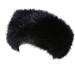 soul young ladies winter faux fox hairband bow design elastic headband head band DISPOSABLE packaging black