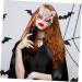 ABOOFAN 2-Piece White Masking Decoration Party Accessories - Unique Costume Clothing - International Shipping Available - Buy Online on GoSupps.com