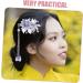 FRCOLOR 1 Pair hair accessories hair clips tassel hair clip for women floral hair clip women hair clip chinese tassel hair clip girl hair clip Zinc alloy decorate Ming system Miss - Buy Online on GoSupps.com