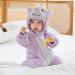 COOKY.D Baby Hooded Rompers | Winter Flannel Jumpsuit Pajamas for Infants | 18-24 Months - Buy Online on GoSupps.com