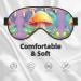 Fantasy Dream Mushroom Eye Mask - Soft Adjustable Sleep Mask for Men & Women | Comfortable Nighttime Eye Cover - Buy Online on GoSupps.com