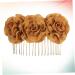 Hairclips Metal Hair Clips Womens Hair Clips Barrettes for Women Clips for Hair Bridal Flower Clip Flower Hair Clip Cloth Flower Hairpin Bridal Barrette Prom Bride Hair Accessories - Buy Online on GoSupps.com