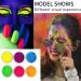 Buy Luminous Pigment Nail Powder - 6 Color Fluorescent Neon Nail Art Glitter | International Shipping - Buy Online on GoSupps.com