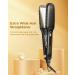 Wavytalk Wet to Straight Titanium Flat Iron - 1.7 Inch Professional Straightener with Dual Voltage & 50% More Protection - Black - Buy Online on GoSupps.com