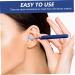NULYLU 10pcs Ear Wax Removal Sleeves Soft Silicone Ear Cleaning Tools Gentle Replacement Accessories for Comfortable Earwax Removal Blue Color for Home Use - Buy Online on GoSupps.com