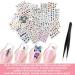 KINGMAS 50 Sheets Nail Art Stickers - Colorful Flower & Butterfly Water Transfer Decals for DIY Nail Design - Manicure Tips Decor - Classic Style - Buy Online on GoSupps.com