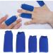 4-Piece Finger Ice Sleeves - Hot & Cold Compress Gel Bags for Injuries & Gout Relief - Soft Compression for Home & Outdoor Use (Blue) - Buy Online on GoSupps.com