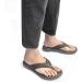 KuaiLu Men's Leather Orthotic Flip Flops with Arch Support for Outdoor Summer - Comfortable Sandals for Plantar Fasciitis - Buy Online on GoSupps.com
