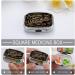 Travel-Friendly Metal Pill Organizer | 2 Compartment Portable Pill Box for Vitamins Supplements & Meds | Cute Compact Design for Purse & Pocket - Buy Online on GoSupps.com