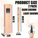 zykssy 2 Sticks 3D Eyebrow Pencil Waterproof Magic Eyebrow Pencil with 4 Fork Tips Microblading Eyebrow Pencil Create Natural Looking Eyebrows Effortlessly. - Buy Online on GoSupps.com
