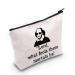 Levlo Funny Shakespeare Cosmetic bag Shakespeare fans Gift Lord What Fools Thesis Maketals Be Make-up zip pocket pocket for women girls which fools