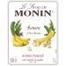 MONIN Premium Yellow Banana Syrup 1L for Cocktails and Mocktails - Vegan, Allergen-Free, 100% Natural Flavours - Banoffee Syrup Pairing Option - 1 Pack - Buy Online on GoSupps.com