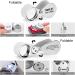Wanapure Metal Jewelry Loop Magnifier with LED Light - 10x & 40x Pocket Illuminated Magnifying Glass for Gems, Rocks - Includes Drawstring Bag and Adjustable Lanyard - Buy Online on GoSupps.com