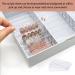 Transparent Dustproof Box For False Nails Art Keep Your Masterpieces Clean Adjustable Dividers Easy To Carry Storage Case For Nails Art White - Buy Online on GoSupps.com