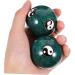 Fomiyes 8 Pack Health Massage Handballs | Gemstone Baoding Stress Relief Balls | Reusable Metal Massage Balls for Hand Therapy - Buy Online on GoSupps.com