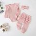 UUAISSO Baby Girls Cow Print Ruffled Long Sleeve Tops & Pants Set | Infant Clothing Outfit 12-18 Months Pink-S - Buy Online on GoSupps.com