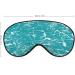 Buy White and Blue Water Swirl Sleep Mask for Women - Adjustable Eye Shades with Elastic Strap - Comfortable Sleep Mask - Shop Internationally - Buy Online on GoSupps.com