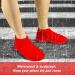 LEGELITE Waterproof Silicone Shoe Covers Red XL - Reusable No-Slip Protectors for Kids, Men, Women - Includes Carrying Bag - Buy Online on GoSupps.com