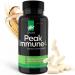 Daiwa Peak Immune 4 Natural Immune System Booster with RBAC Rice Bran and Mycelia Extract from Shiitake Mushrooms - Regular Strength
