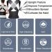 Adjustable Back Posture Belt Office Home Gym Unisex Back Straightener Posture Corrector Scoliosis Lower Back Brace Women Scoliosis Lumber Spine Support (M) - Buy Online on GoSupps.com