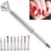 Nail Art Painting Pen Unique Features Easy And Convenient Strong Flexibility Nail Art Liner Meet Demand Manicure Store Beauty Salon Salon Shop for Home(Silver) - Buy Online on GoSupps.com